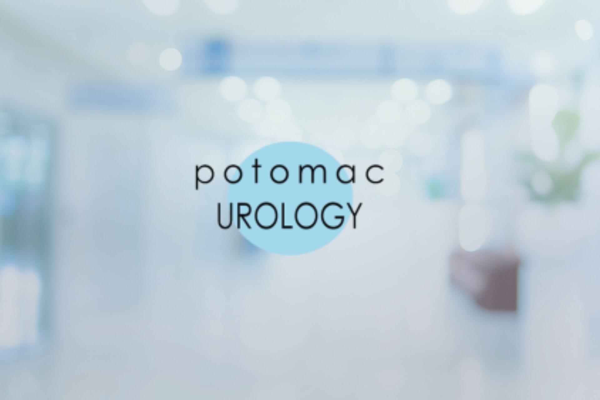 Potomac Urology logo on a light background