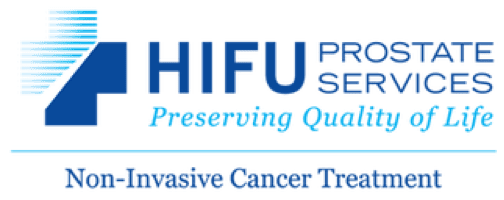 HIFU prostate cancer treatment informational graphic